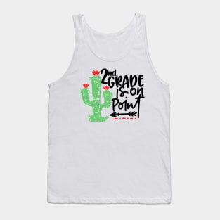 2nd Grade Is On Point Back to School Tank Top